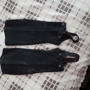 Women's leather chaps